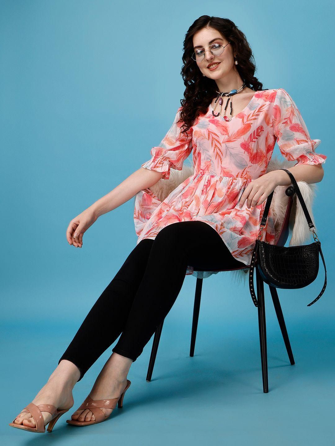 Women's Printed Georgette Top