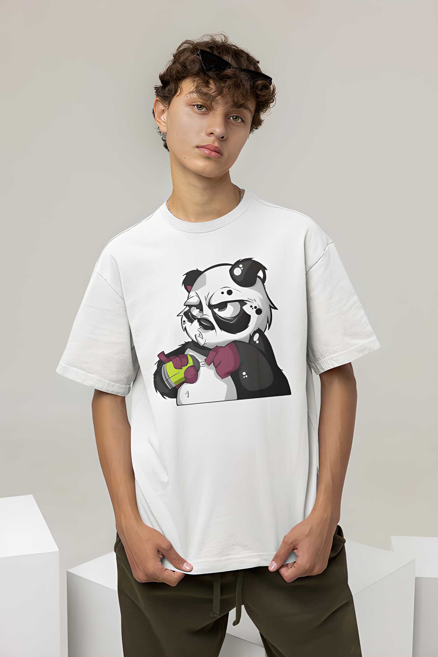 Men’s Cotton Blend Printed Half Sleeves Round Neck T-Shirt