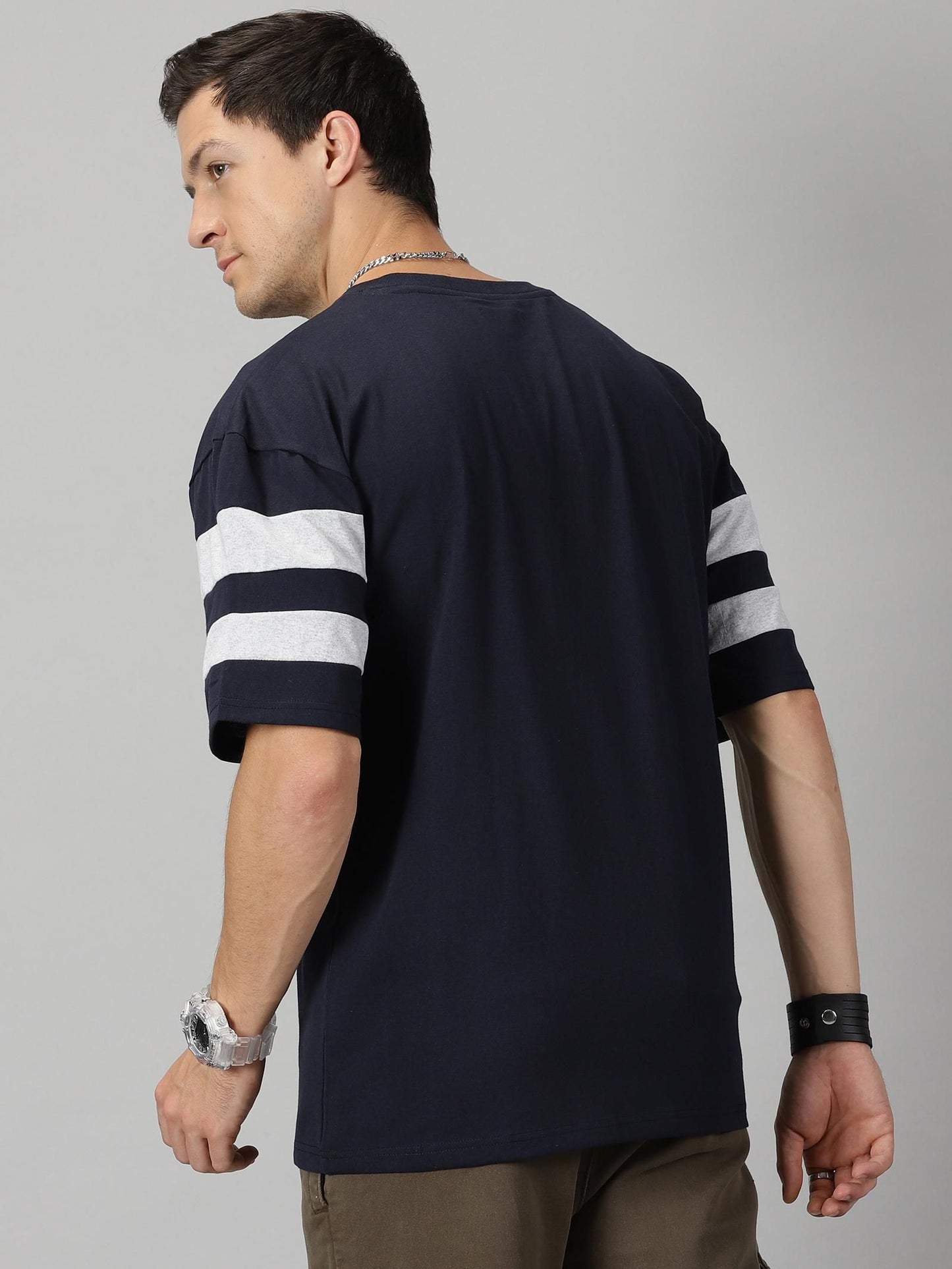 Cotton Half Sleeves Regular Fit Mens Casual T-shirt