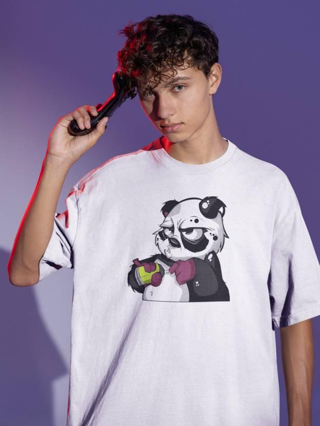 Men’s Cotton Blend Printed Half Sleeves Round Neck T-Shirt