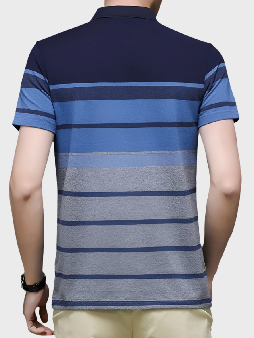 Men Half Sleeves Polo Neck T-shirt