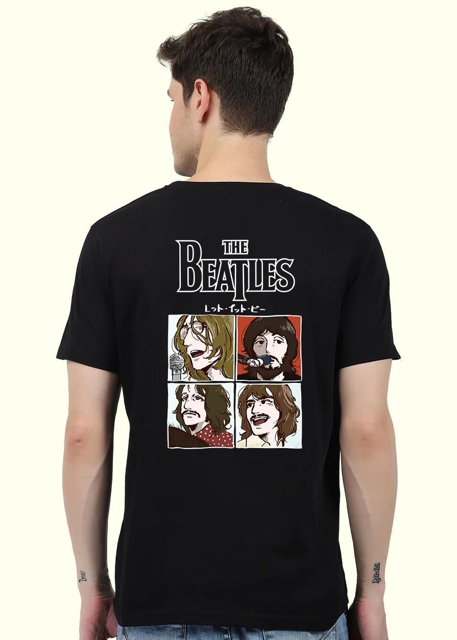 Mens Printed Short Sleeve 100% Cotton T-shirt