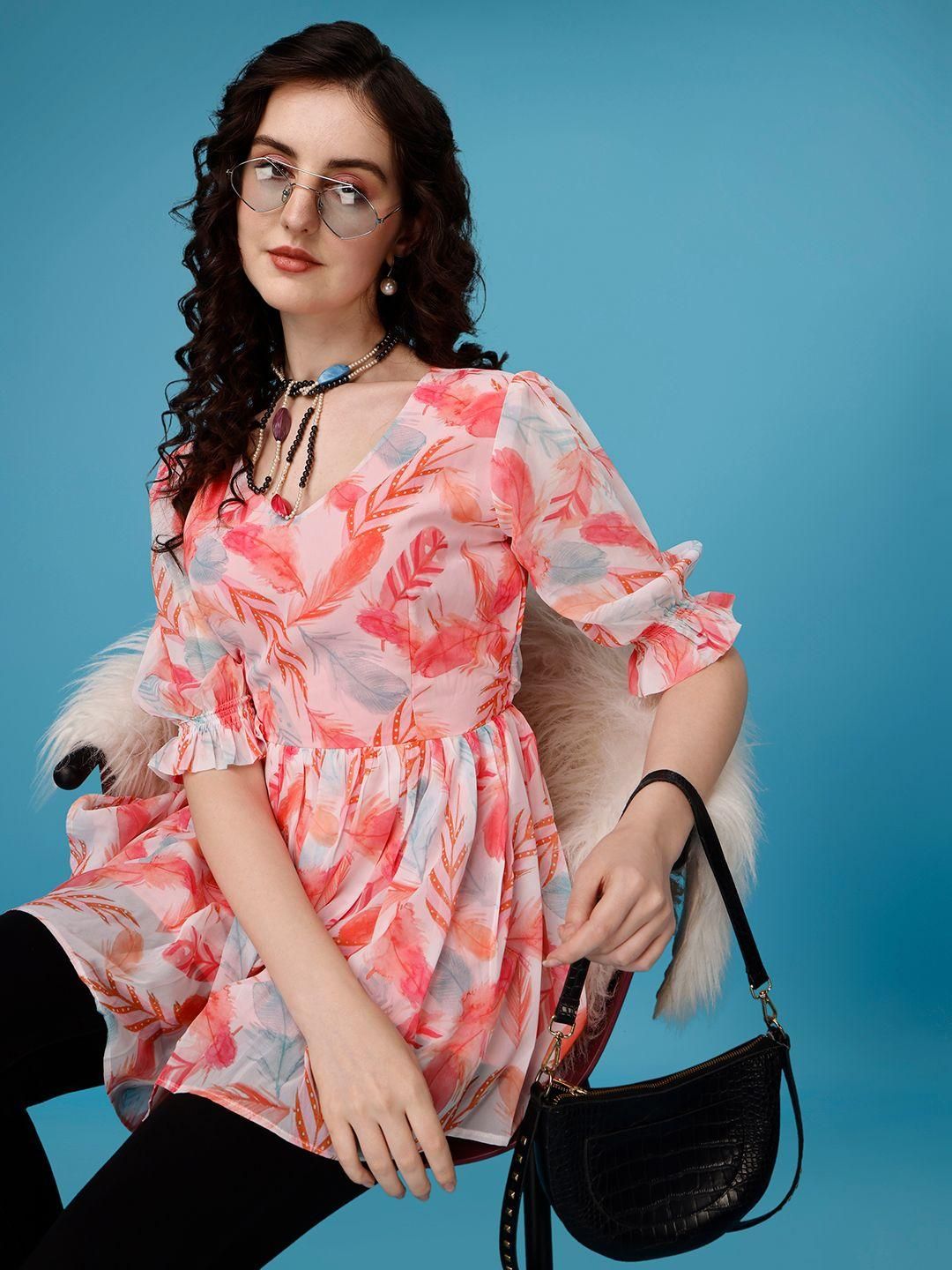 Women's Printed Georgette Top