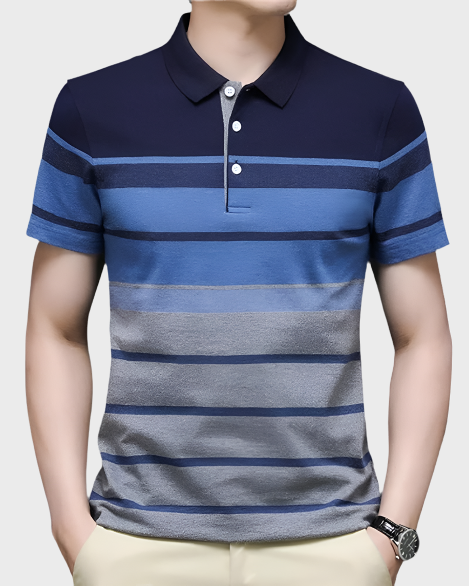 Men Half Sleeves Polo Neck T-shirt