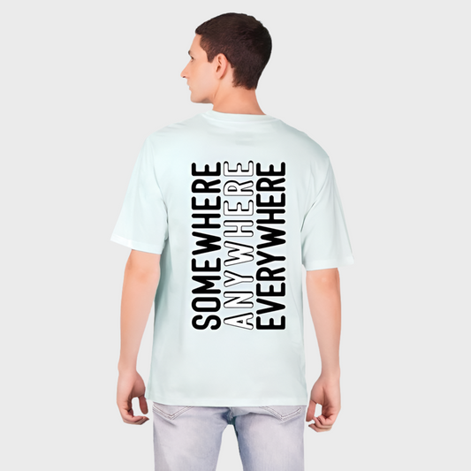 Men’s 100% Cotton Printed Half Sleeves Round Neck T-Shirt