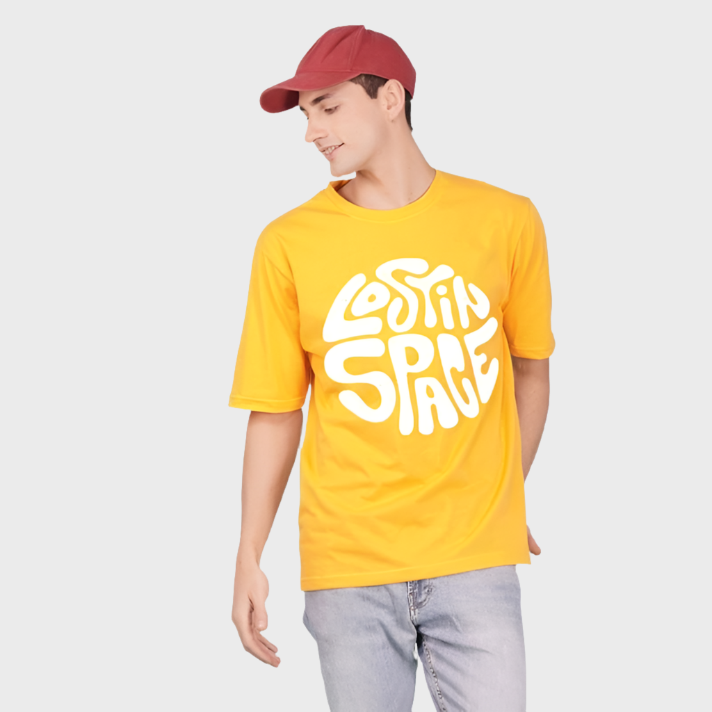 Men’s 100% Cotton Printed Half Sleeves Round Neck T-Shirt