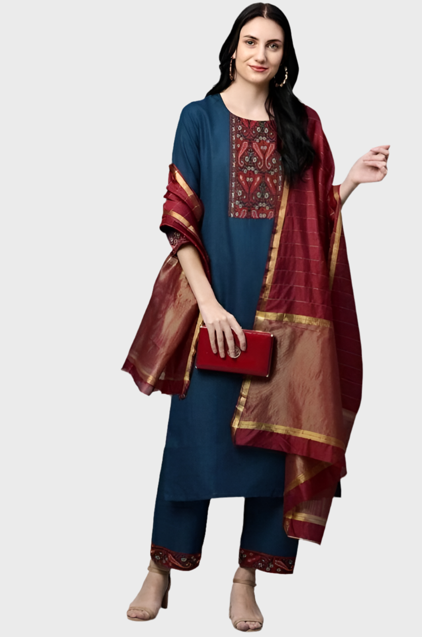 Women's Causal Printed Rayon Kurtis